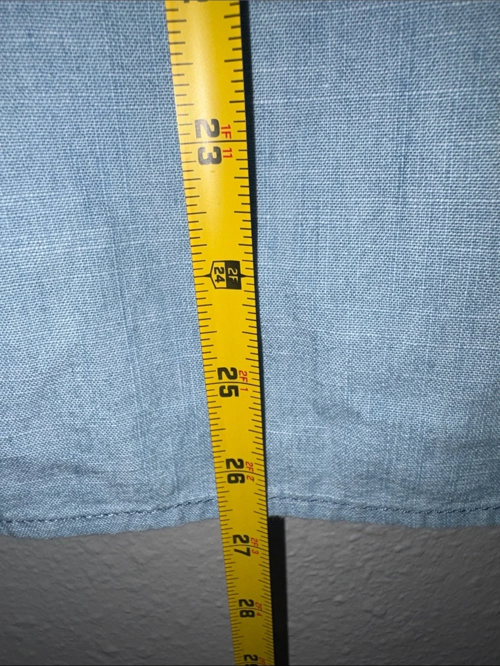 J. Crew Light Blue Sleeveless Chambray Button-Front Top